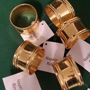 Set of 5 Napkin rings